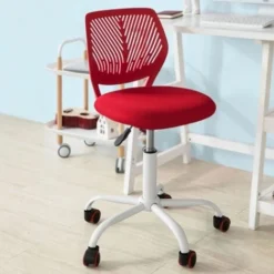 SoBuy Adjustable Swivel Office Chair Desk Chair Study Chair,FST64-R