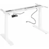 Motorised Standing Desk Frame (58 - 123cm Tall, With Memory And Alarm Functions) - Computer Desk, Standing Desk, PC Desk - White