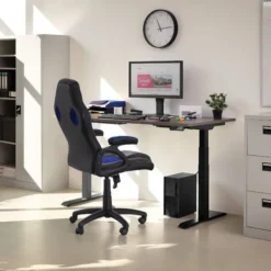 Motorised Standing Desk Frame (58 - 123cm Tall, With Memory And Alarm Functions) - Computer Desk, Standing Desk, PC Desk - White -Office Furniture Store 12972434 4