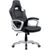 Cherry Tree Furniture Designed Racing Sport Swivel Office Chair Computer Desk Chair (Black)