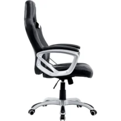 Cherry Tree Furniture Designed Racing Sport Swivel Office Chair Computer Desk Chair (Black) -Office Furniture Store 14629639 3