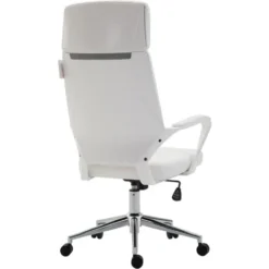 Cherry Tree Furniture High Back Modern Design PU Leather Swivel Office Chair Computer Desk Chair (White) 9 Cherry Tree Furniture High Back Modern Design PU Leather Swivel Office Chair Computer Desk Chair (White) -Office Furniture Store 15173900 5