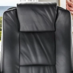 Charlton Office Chair Faux Leather Adjustable Ergonomic Executive Computer Desk Chair Swivel Seat, Black -Office Furniture Store 17767047 3