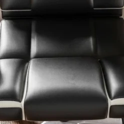 Henderson Office Chair Faux Leather Adjustable Ergonomic Executive Computer Desk Chair Swivel Seat, Black & White 8 Henderson Office Chair Faux Leather Adjustable Ergonomic Executive Computer Desk Chair Swivel Seat, Black & White -Office Furniture Store 17767055 4