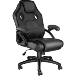 Gaming Chair - Racing Mike - Office Chair, Computer Chair, Ergonomic Chair - Black