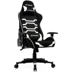 GTFORCE EVO CT FABRIC RACING SPORTS OFFICE CHAIR IN WHITE