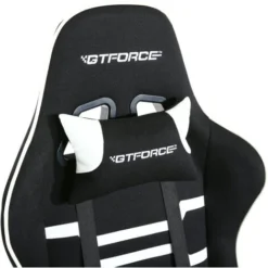 GTFORCE EVO CT FABRIC RACING SPORTS OFFICE CHAIR IN WHITE -Office Furniture Store 18220761 5