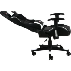 GTFORCE PRO GT LEATHER RACING SPORTS OFFICE CHAIR IN BLACK AND WHITE -Office Furniture Store 18220803 5