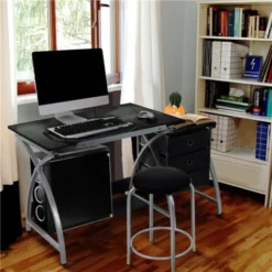 Yaheetech Drawing Desk W/Stool Adjustable Drafting Table 9 Yaheetech Drawing Desk W/Stool Adjustable Drafting Table -Office Furniture Store 21571799 5