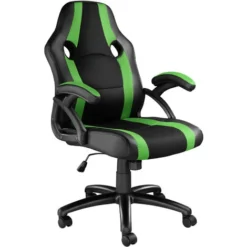 Benny Office Chair - Gaming Chair, Cheap Gaming Chairs, Racing Chair - Black/green