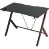 HOMCOM Gaming Computer Desk Writing Table Curved Front W/ Headphone Hook