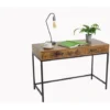 Industrial Design Computer Desk With 2 Drawers