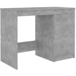Desk Concrete Grey 140x50x76 Cm Engineered Wood VidaXL -Office Furniture Store 28610920 5
