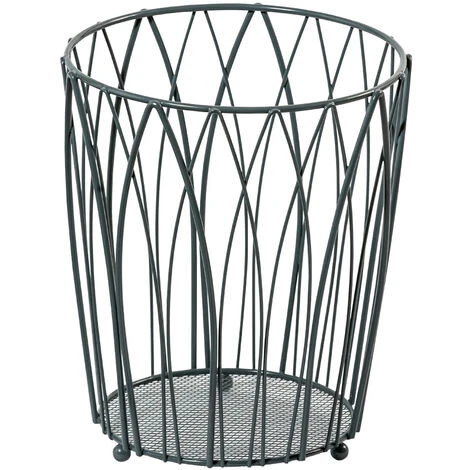 Vista Waste Paper Basket Grey 1 Vista Waste Paper Basket Grey