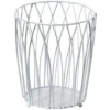 Vista Waste Paper Basket White