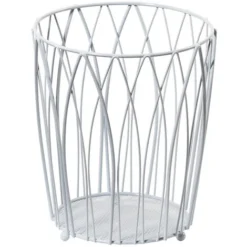 Vista Waste Paper Basket White