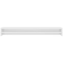 Monitor Stand High Gloss White 100x24x13 Cm Chipboard 8 Monitor Stand High Gloss White 100x24x13 Cm Chipboard -Office Furniture Store 29796788 4