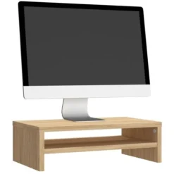Monitor Stand Sonoma Oak 42x24x13 Cm Chipboard 7 Monitor Stand Sonoma Oak 42x24x13 Cm Chipboard -Office Furniture Store 32592213 3