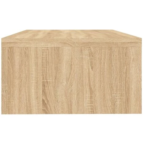 Monitor Stand Sonoma Oak 42x24x13 Cm Chipboard 5 Monitor Stand Sonoma Oak 42x24x13 Cm Chipboard - Image 5