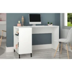 OUT & OUT Vola White Corner Computer Desk -Office Furniture Store 33860873 3