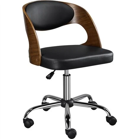 Yaheetech Office Chair Adjustable Swivel Desk Chair Breathable Computer Chair, Black 1 Yaheetech Office Chair Adjustable Swivel Desk Chair Breathable Computer Chair, Black