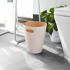 Woodrow Wastepaper Bin - White Wash