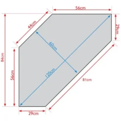 HORNER - Corner Office Desk / Computer Workstation - Oak -Office Furniture Store 37771082 4