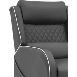 Nova Black Base/Grey Trim DV Gaming Recliner -Office Furniture Store 38691190 3