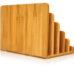 Blumfeldt Letter Tray With 5 Compartments DIN A4 25x17.5x16cm Standing Or Lying Bamboo 9 Blumfeldt Letter Tray With 5 Compartments DIN A4 25x17.5x16cm Standing Or Lying Bamboo -Office Furniture Store 39501090 5