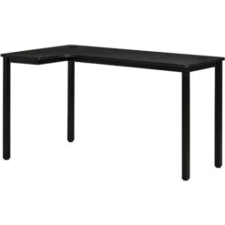 HOMCOM L-Shaped Corner Desk Computer Workstation PC Gaming Desk 145 X 81 X 76cm Right