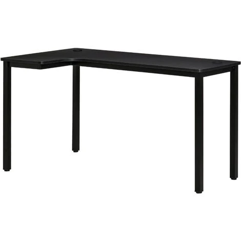 HOMCOM L-Shaped Corner Desk Computer Workstation PC Gaming Desk 145 X 81 X 76cm Right 1 HOMCOM L-Shaped Corner Desk Computer Workstation PC Gaming Desk 145 X 81 X 76cm Right