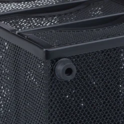 Relaxdays Desk Organizer, Metal Mesh Storage Box, File Sorter, HWD 21 X 12.5 X 13 Cm, Black 9 Relaxdays Desk Organizer, Metal Mesh Storage Box, File Sorter, HWD 21 X 12.5 X 13 Cm, Black -Office Furniture Store 42504997 5