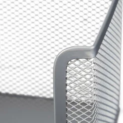 Relaxdays 3-Piece Metal Stationery Desk Organizer, Mesh, Note Box, Pen Holder And Paperclip Tray, Silver -Office Furniture Store 42505006 4