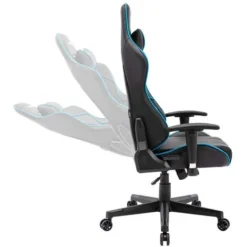 GTFORCE EVO Z RACING RECLINING SWIVEL OFFICE GAMING COMPUTER PC LEATHER CHAIR BLUE -Office Furniture Store 44638607 4
