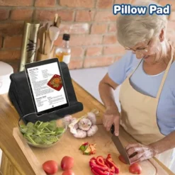 Pillow Pad Multi-Angle Soft Tablet Stand, Charcoal Black -Office Furniture Store 46459445 5