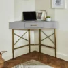 Marie Corner Desk - Grey