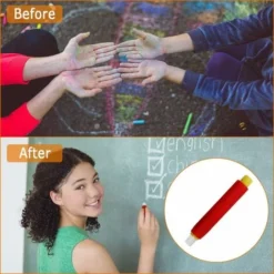 LangRay 10pcs Pencil Holder Chalk Holder Chalk Holder Chalk Holder Plastic Chalk Holder Chalk Holder Lid Chalk Pencil Holder Chalk Holder Kids Chalk Holder Lid For Desk School Children Teacher (5 Colo -Office Furniture Store 51800114 3