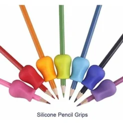 LangRay Writing Aid For Children's Pens, Handles For Children's Pencils Handwriting, Children's Pen Holders, Ergonomic Silicone Pencil Holder For Left Or Right （10 Pieces） -Office Furniture Store 51800382 3