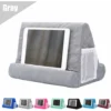 Soft Pillow Tablet Pillow Stand For Ipad Stand Mult-Angle Tablet Phone Holder Lap Stand Mobile Phone Holder (Gray)
