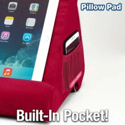 Pillow Pad Multi-Angle Soft Tablet Stand, Burgundy -Office Furniture Store 51801853 3