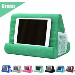 Soft Pillow Tablet Pillow Stand For Ipad Stand Mult-Angle Tablet Phone Holder Lap Stand Mobile Phone Holder (Light Green)