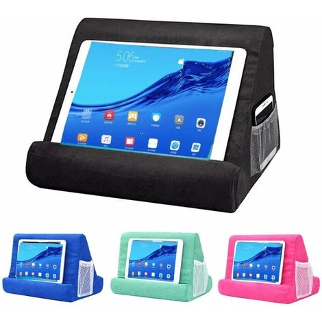 Soft Pillow Tablet Pillow Stand For Ipad Stand Mult-Angle Tablet Phone Holder Lap Stand Mobile Phone Holder (Pink) 3 Soft Pillow Tablet Pillow Stand For Ipad Stand Mult-Angle Tablet Phone Holder Lap Stand Mobile Phone Holder (Pink) - Image 3