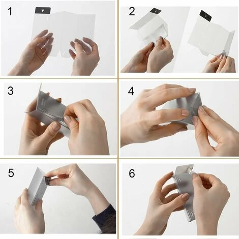 Screen Pencil Holder Treasures Creative DIY Desk Accessories Office Organizer Bags Containers Storage Bags -3 Pack (Gray Trapeze) 5 Screen Pencil Holder Treasures Creative DIY Desk Accessories Office Organizer Bags Containers Storage Bags -3 Pack (Gray Trapeze) - Image 5