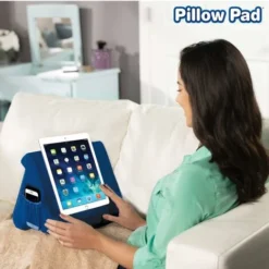 Pillow Pad Multi-Angle Soft Tablet Stand, Blue -Office Furniture Store 51803086 3