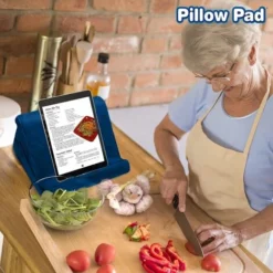 Pillow Pad Multi-Angle Soft Tablet Stand, Blue -Office Furniture Store 51803086 5