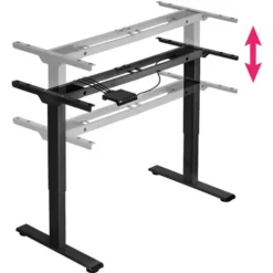 Motorised Standing Desk Frame (70-119cm Tall, With Memory And Anti-collision Features) - Standing Desk Frame, Computer Desk, Office Desk - Black -Office Furniture Store 52965061 3