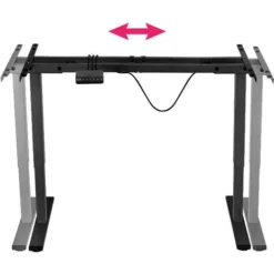 Motorised Standing Desk Frame (70-119cm Tall, With Memory And Anti-collision Features) - Standing Desk Frame, Computer Desk, Office Desk - Black -Office Furniture Store 52965061 4