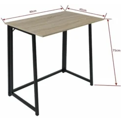 Folding Computer Desk Study Desk Writing Table Home Office Boston NATURAL -Office Furniture Store 53644581 5