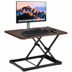 Height Adjustable Desk Converter Standing Up Work Station
