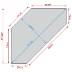 HORNER - Corner Office Desk / Computer Workstation - Walnut -Office Furniture Store 5435540 4
